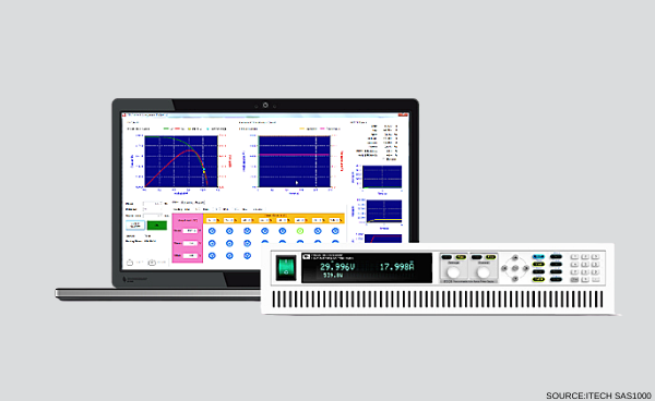 What is a solar simulator and also specify the use of solar simulator for Pump testing?