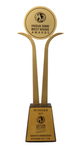 Aarohi Embedded Systems Pvt ltd India 5000 MSME Award Winner 2019