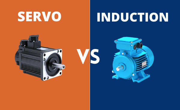 Comparison between servo and induction motor